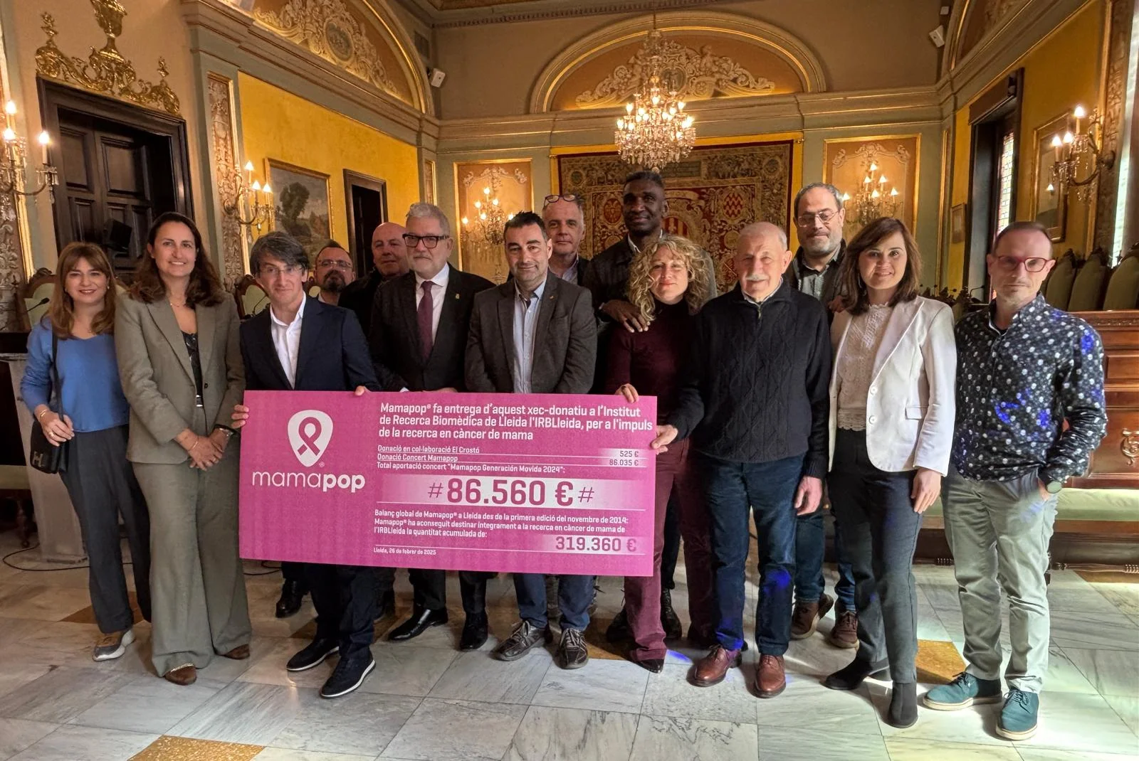 More than 86,000 euros against breast cancer and 5,000 spectators at the Llotja thanks to Mamapop