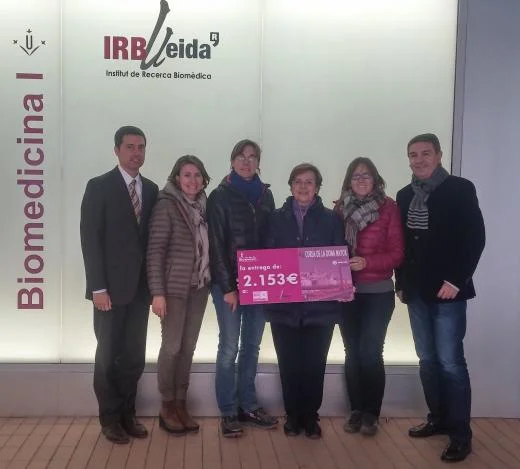 La Cursa de la Dona entrega 2.153&euro; a l&rsquo;IRBLleida per la lluita contra el c&agrave;ncer de mama 