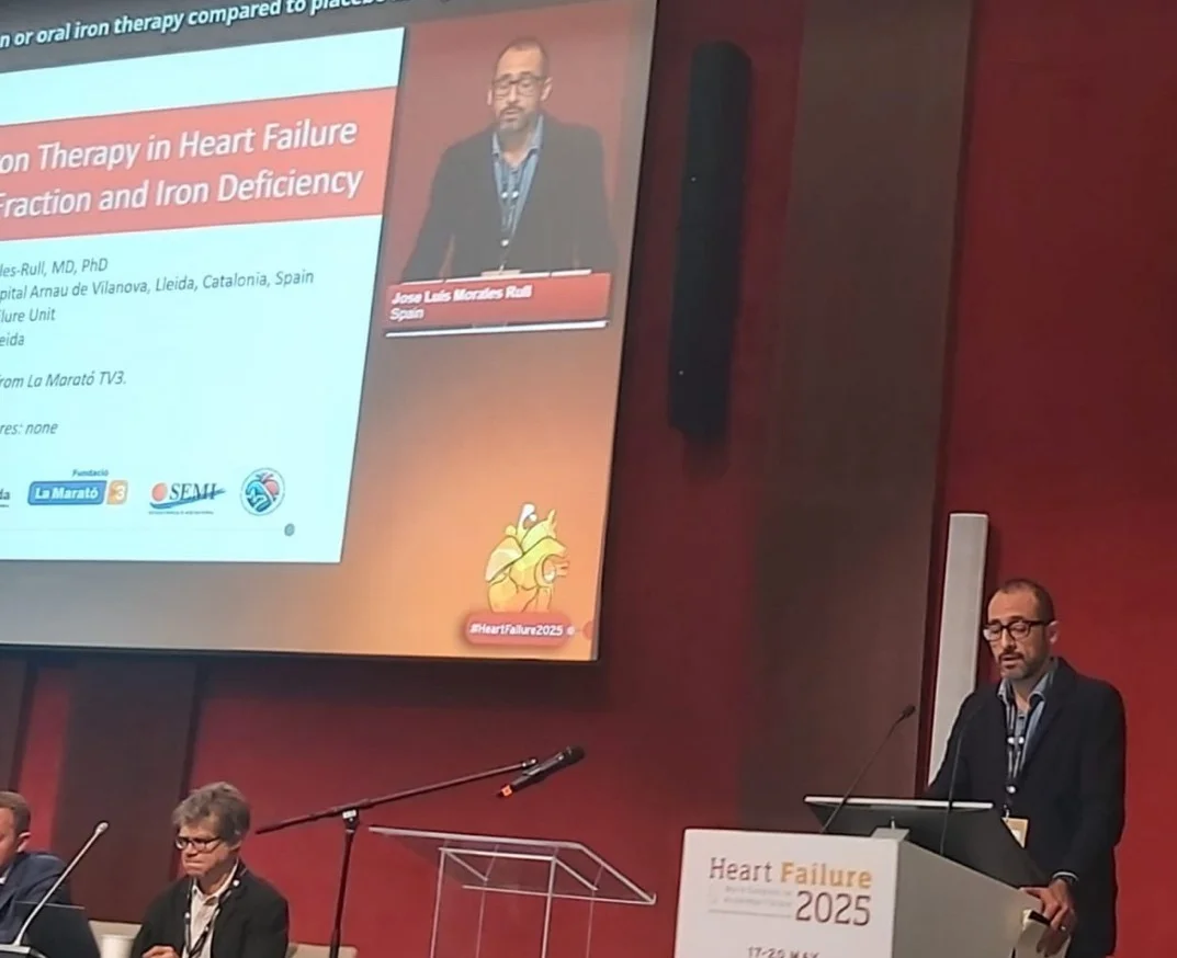 A clinical trial led from Lleida uses oral iron molecules in large people with heart failure