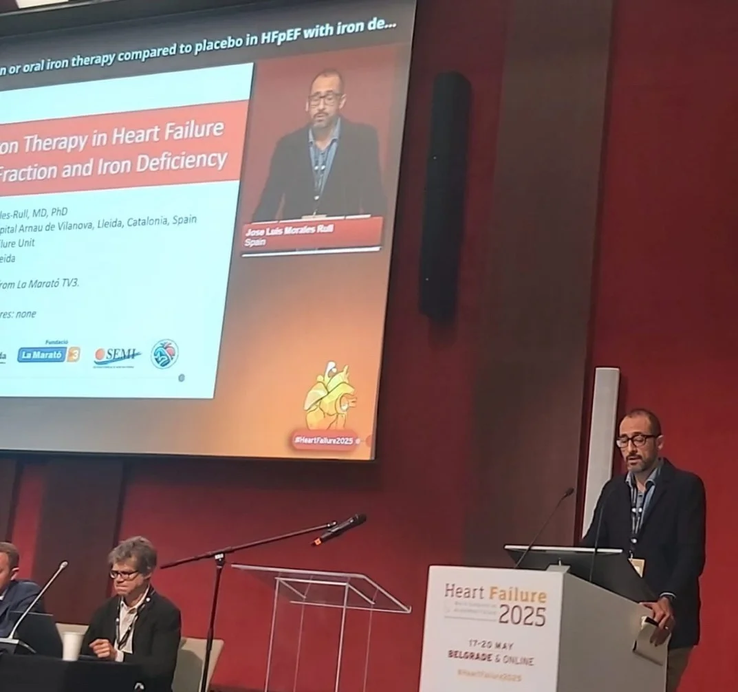 A clinical trial led from Lleida uses oral iron molecules in large people with heart failure