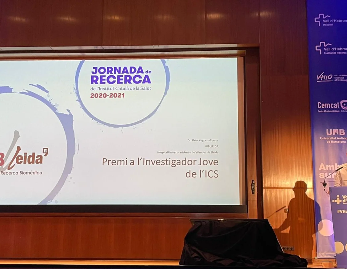 Oriol Yuguero, Premi a l'Investigador Jove de l'ICS 2021