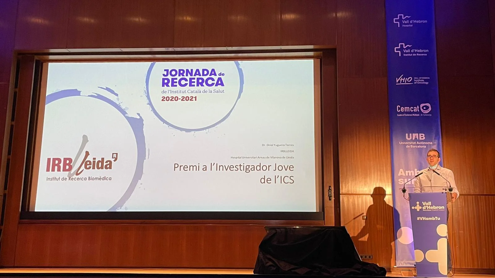 Oriol Yuguero, Premi a l'Investigador Jove de l'ICS 2021