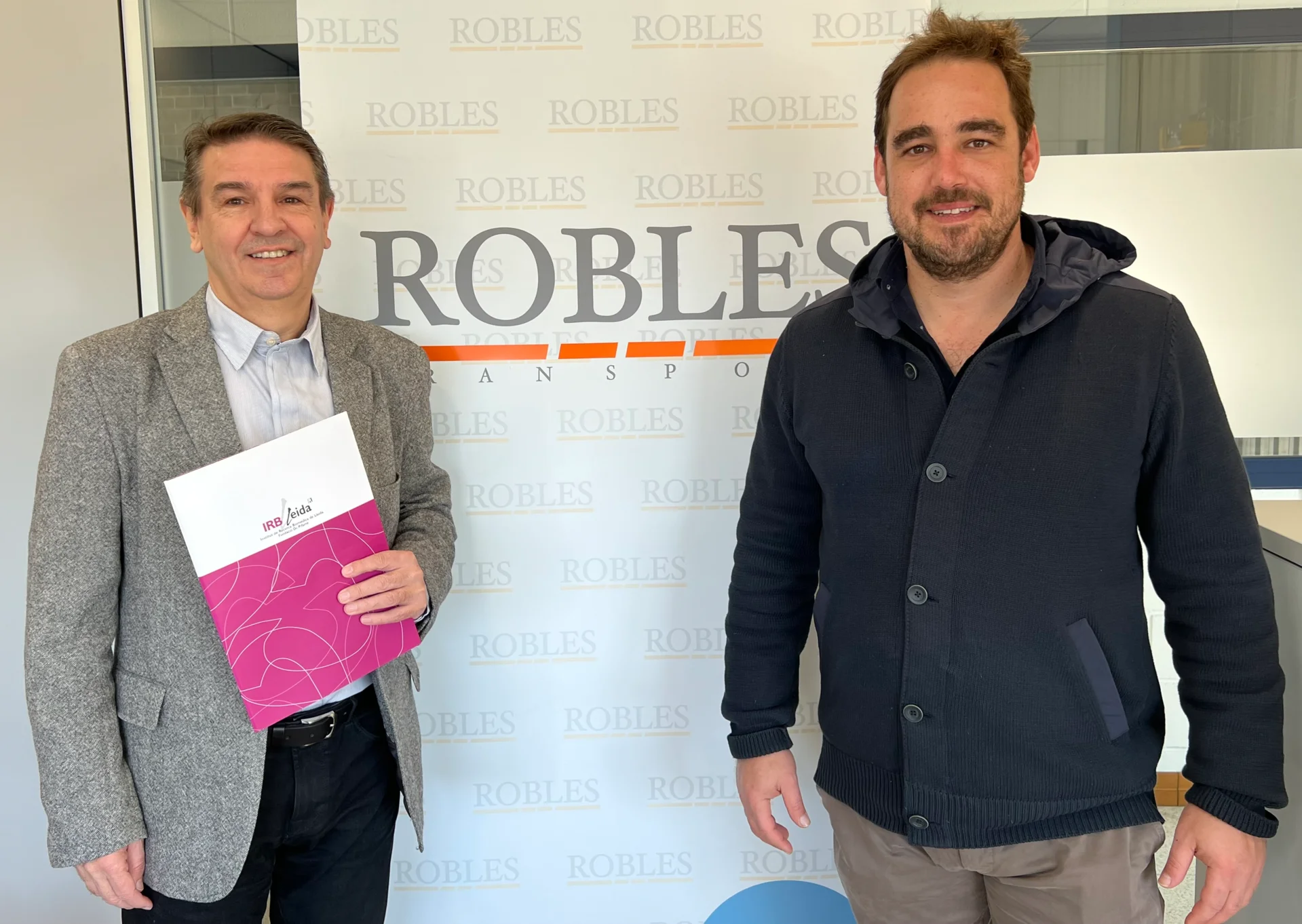 Robles Transport, new collaborating company of IRBLleida