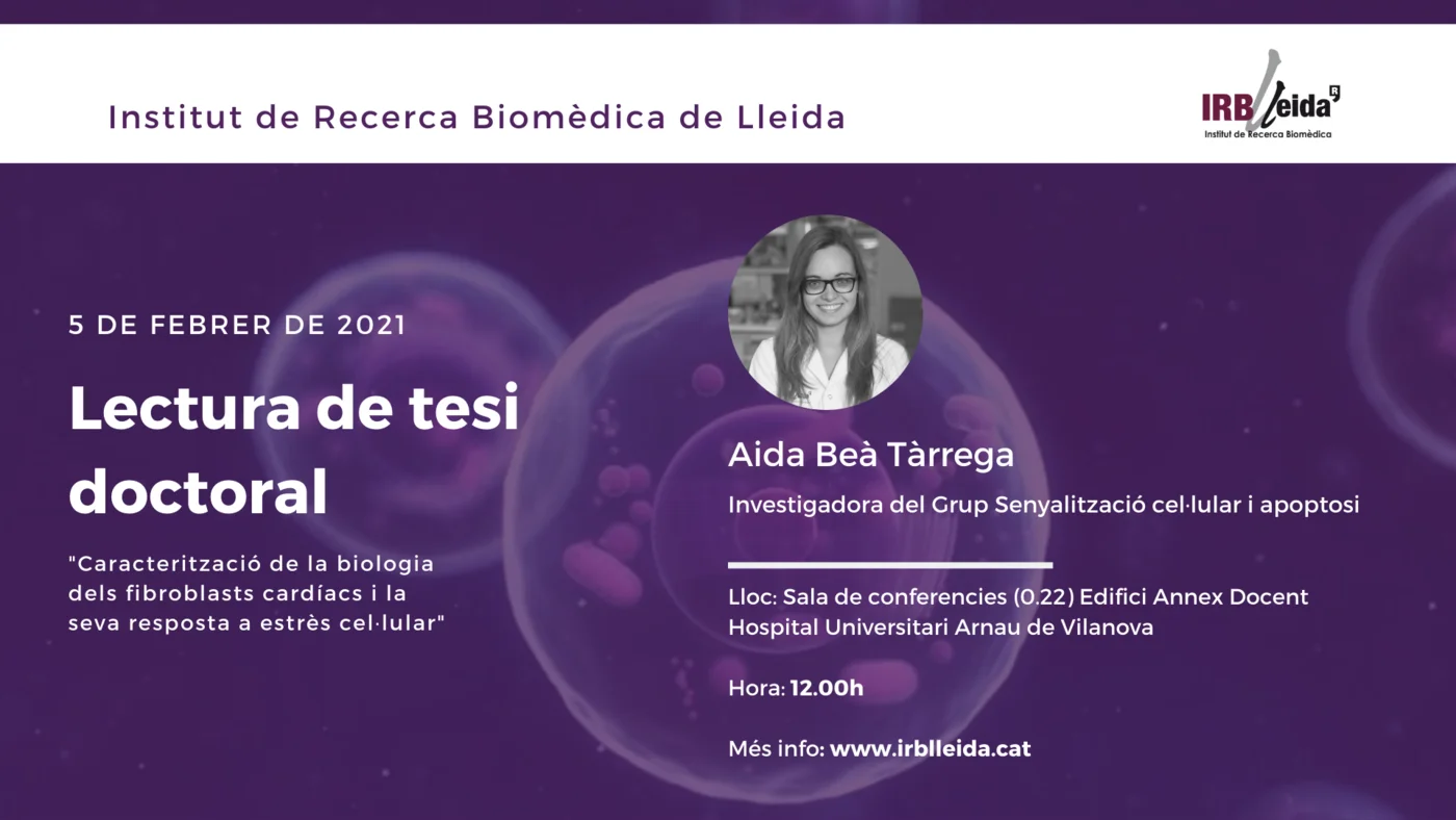 Lectura de tesi doctoral - Personal #IRBLleida