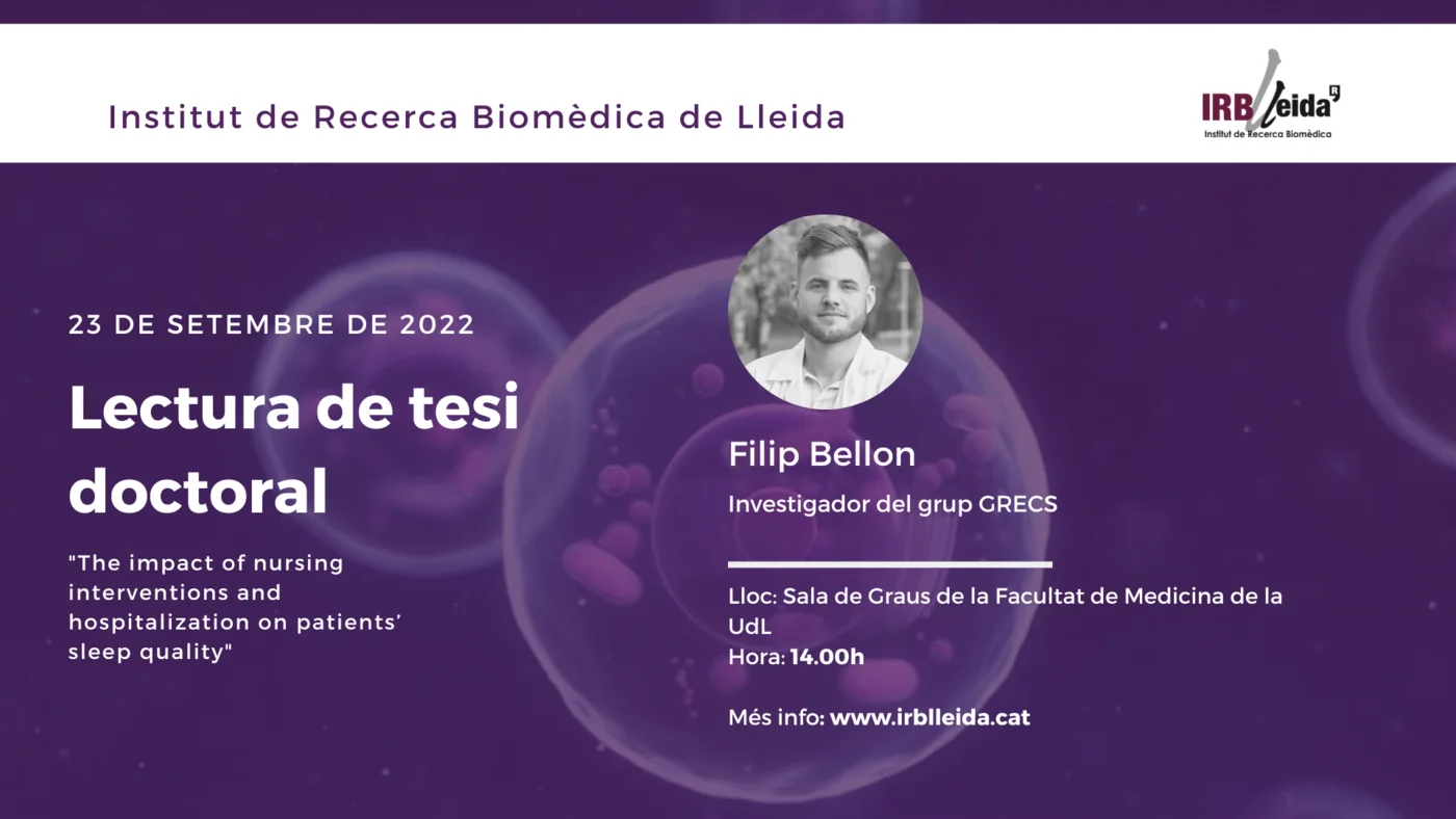 Lectura de tesis doctoral - Personal #IRBLleida